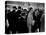 Elise Daniels, Young Model, Standing on Crowded New York City Street-Gjon Mili-Stretched Canvas