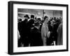 Elise Daniels, Young Model, Standing on Crowded New York City Street-Gjon Mili-Framed Photographic Print