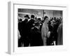 Elise Daniels, Young Model, Standing on Crowded New York City Street-Gjon Mili-Framed Photographic Print