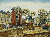 La Place a Montmartre-Elisee Maclet-Stretched Canvas