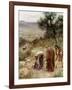 Elisha and the Shunamite woman - Bible-William Brassey Hole-Framed Giclee Print