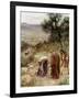 Elisha and the Shunamite woman - Bible-William Brassey Hole-Framed Giclee Print