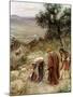 Elisha and the Shunamite woman - Bible-William Brassey Hole-Mounted Giclee Print