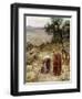 Elisha and the Shunamite woman - Bible-William Brassey Hole-Framed Giclee Print