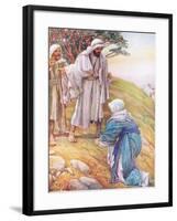 Elisha and the Shunammite-Arthur A. Dixon-Framed Giclee Print