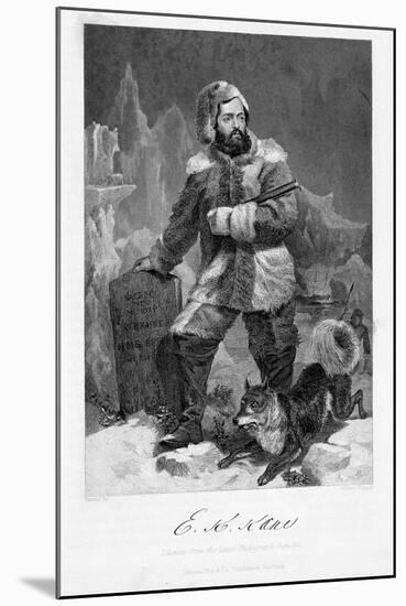 Elisha Kent Kane (1820-185), American Naval Surgeon and Arctic Explorer in Arctic Dress, 1862-Alonzo Chappel-Mounted Giclee Print