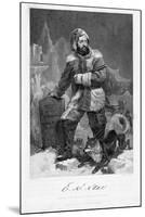 Elisha Kent Kane (1820-185), American Naval Surgeon and Arctic Explorer in Arctic Dress, 1862-Alonzo Chappel-Mounted Giclee Print