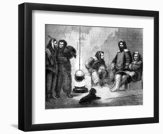 Elisha Kent Kane and His Companions in Greenland, C1855-null-Framed Giclee Print