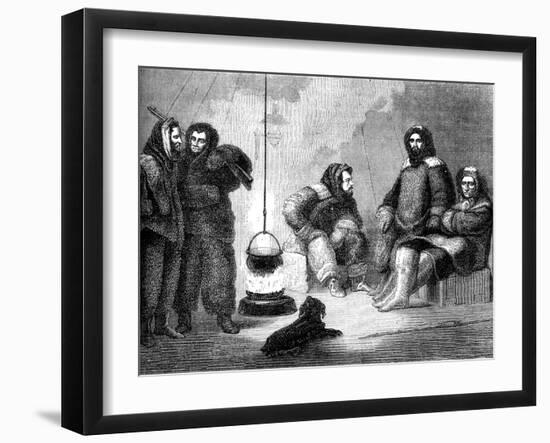 Elisha Kent Kane and His Companions in Greenland, C1855-null-Framed Giclee Print