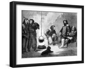 Elisha Kent Kane and His Companions in Greenland, C1855-null-Framed Giclee Print