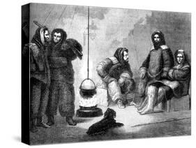 Elisha Kent Kane and His Companions in Greenland, C1855-null-Stretched Canvas