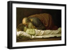 Elisha Raising the Son of the Shunamite, 1881-Frederick Leighton-Framed Giclee Print