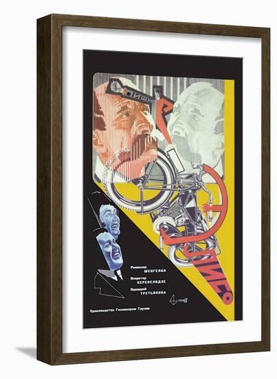 Eliso-Motorcycle-null-Framed Art Print