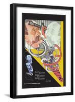 Eliso-Motorcycle-null-Framed Art Print