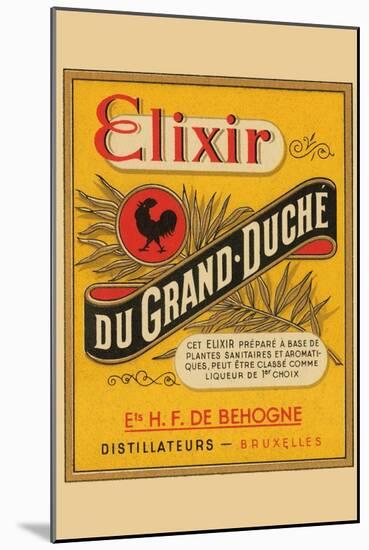 Elixir Du Grand - Duche-null-Mounted Art Print