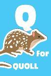 K For The Kangaroo, An Animal Alphabet For The Kids-Elizabeta Lexa-Art Print