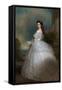 Elizabeth (1837-98), Empress of Austria, 1865-Franz Xaver Winterhalter-Framed Stretched Canvas