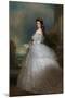 Elizabeth (1837-98), Empress of Austria, 1865-Franz Xaver Winterhalter-Mounted Giclee Print