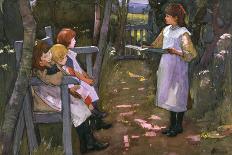 School Is Out, 1889 (Detail)-Elizabeth Adela Stanhope Forbes-Giclee Print