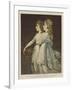 Elizabeth and Georgiana, Duchesses of Devonshire-Angelica Kauffmann-Framed Giclee Print