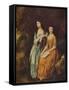 'Elizabeth and Mary Linley', c1772-Thomas Gainsborough-Framed Stretched Canvas