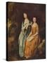 'Elizabeth and Mary Linley', c1772-Thomas Gainsborough-Stretched Canvas
