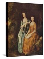 'Elizabeth and Mary Linley', c1772-Thomas Gainsborough-Stretched Canvas