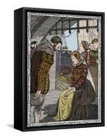 Elizabeth at Traitor's Gate, 1902-Patten Wilson-Framed Stretched Canvas