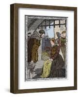 Elizabeth at Traitor's Gate, 1902-Patten Wilson-Framed Giclee Print