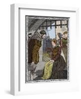 Elizabeth at Traitor's Gate, 1902-Patten Wilson-Framed Giclee Print