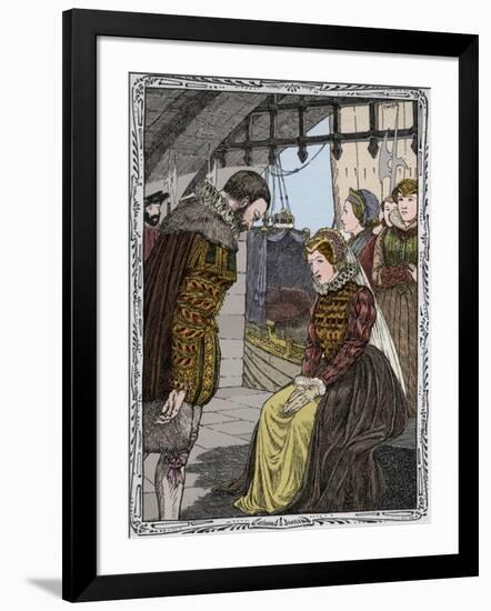 Elizabeth at Traitor's Gate, 1902-Patten Wilson-Framed Giclee Print