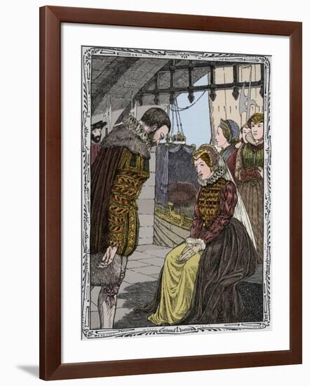 Elizabeth at Traitor's Gate, 1902-Patten Wilson-Framed Giclee Print