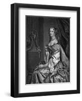 Elizabeth Bagot Dorset-Sir Peter Lely-Framed Art Print