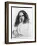 Elizabeth Barrett Browning, British Poet, 1859-Field Talfourd-Framed Giclee Print