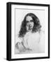 Elizabeth Barrett Browning, British Poet, 1859-Field Talfourd-Framed Giclee Print