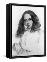 Elizabeth Barrett Browning, British Poet, 1859-Field Talfourd-Framed Stretched Canvas