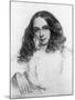 Elizabeth Barrett Browning, British Poet, 1859-Field Talfourd-Mounted Giclee Print