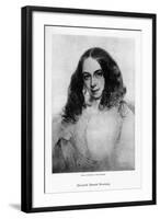 Elizabeth Barrett Browning, English Poet of the Victorian Era, Mid-19th Century-Field Talfourd-Framed Giclee Print