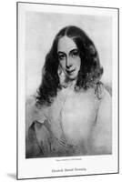 Elizabeth Barrett Browning, English Poet of the Victorian Era, Mid-19th Century-Field Talfourd-Mounted Giclee Print