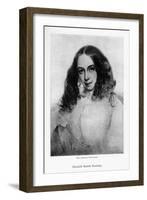 Elizabeth Barrett Browning, English Poet of the Victorian Era, Mid-19th Century-Field Talfourd-Framed Giclee Print