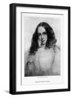 Elizabeth Barrett Browning, English Poet of the Victorian Era, Mid-19th Century-Field Talfourd-Framed Giclee Print