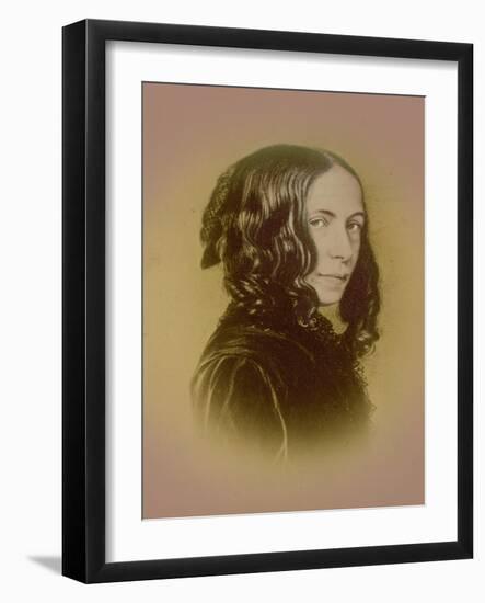 Elizabeth Barrett Browning, English Poet-Science Source-Framed Giclee Print