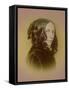 Elizabeth Barrett Browning, English Poet-Science Source-Framed Stretched Canvas