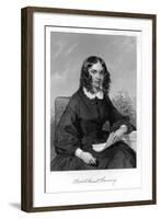 Elizabeth Barrett Browning-Alonzo Chappel-Framed Art Print