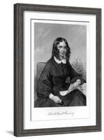 Elizabeth Barrett Browning-Alonzo Chappel-Framed Art Print