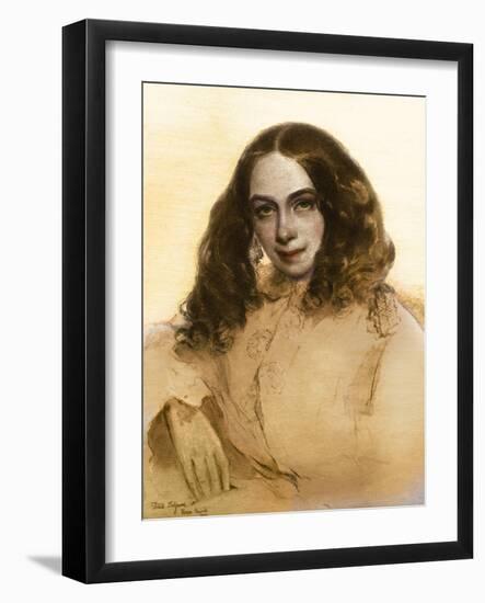 Elizabeth Barrett Browning-Field Talfourd-Framed Giclee Print