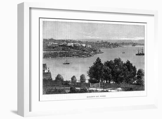 Elizabeth Bay, Sydney, 19th Century-William Hatherell-Framed Giclee Print