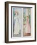 Elizabeth Bennet and Emma Woodhouse, 2011-Caroline Hervey-Bathurst-Framed Giclee Print