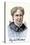 Elizabeth Blackwell, First Women Physician in Modern Times, with Her Autograph-null-Stretched Canvas
