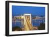 Elizabeth Bridge, Banks of the Danube, UNESCO World Heritage Site, Budapest, Hungary, Europe-Christian Kober-Framed Photographic Print